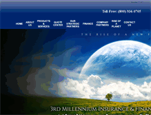 Tablet Screenshot of 3rdmillennium-ins.com